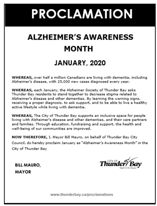 ASTB Thunder Bay Proclamation